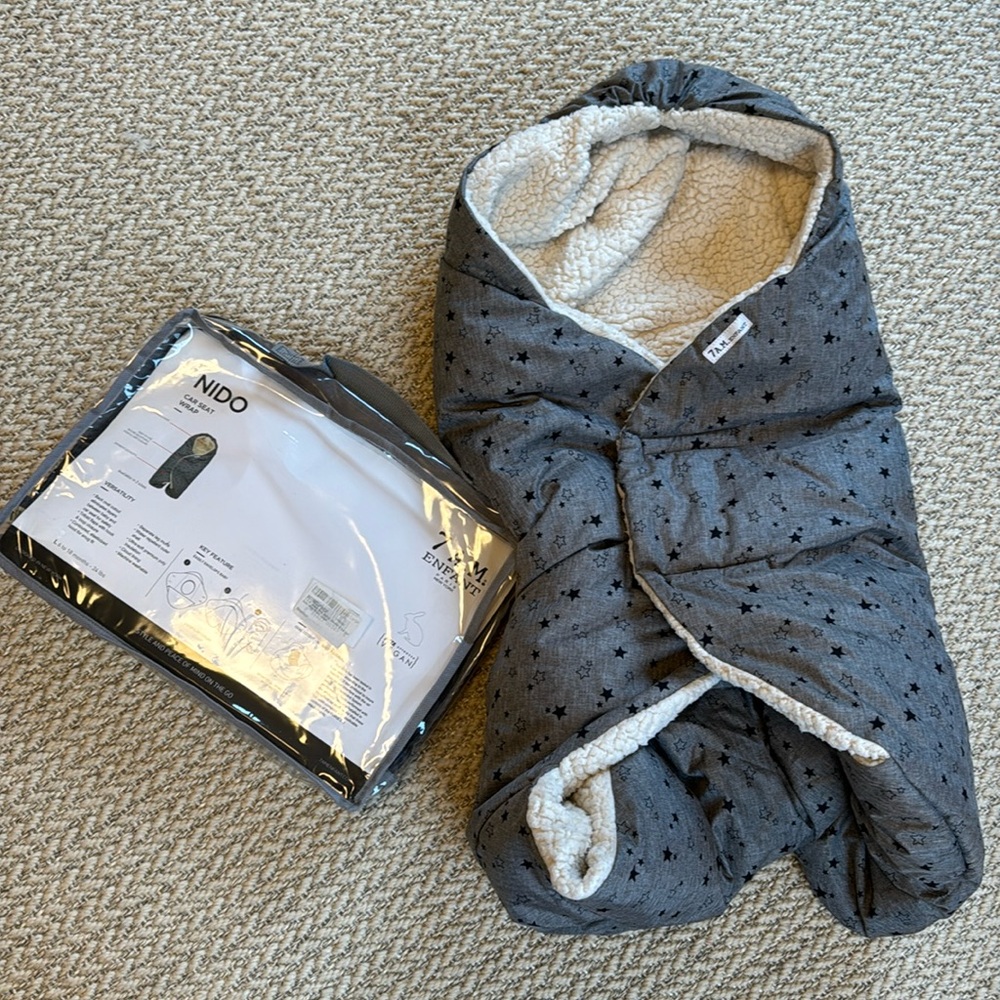7AM Enfant Nido Cloud Car Seat Stroller Wrap Insert Large